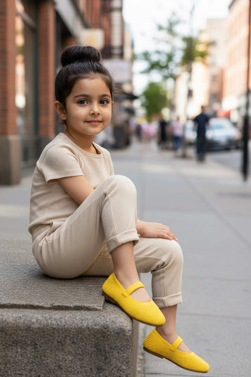 The Kids Square Toe Mary Janes